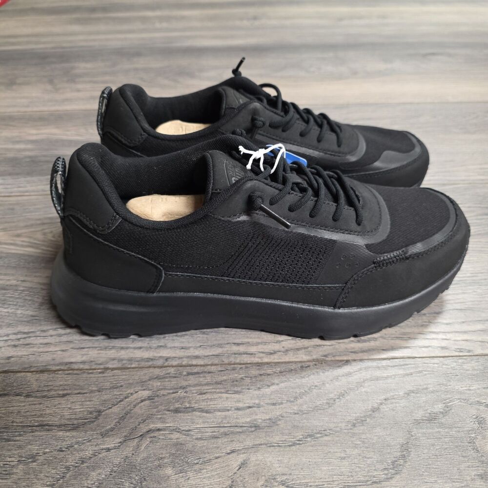 New Without Box Hey Dude Sirocco Alta Essentials Black Shoes Men's Sz 8 Women 10